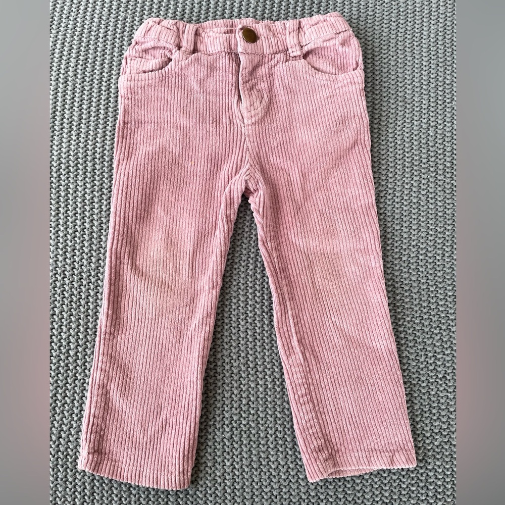 Kate Quinn Kids Pink Corduroy Pants
